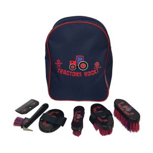 Tractors Rock Complete Grooming Kit Rucksack by Hy Equestrian