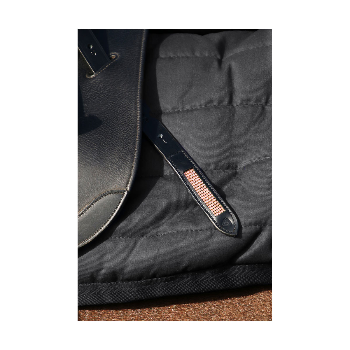 Hy Equestrian Rosciano Rose Gold Stirrup Leathers - Image 2