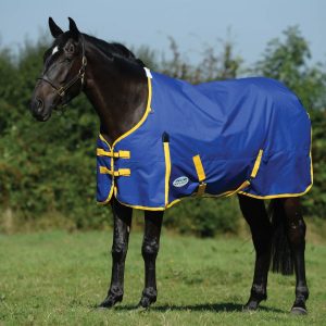 Weatherbeeta Comfitec Classic Standard Neck Lite 0g Blue/Lemon Sizes 4'0 & 4'3