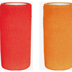 5 x Perry Equestrian 100mm x 4.5m Cohesive Bandage