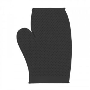 2 x Perry Rubber Grooming Glove - Black