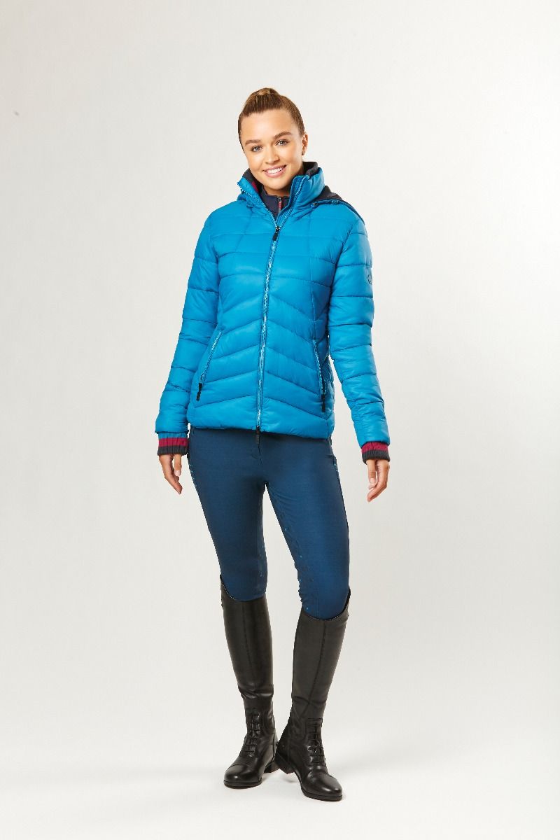 Dublin Gemma Ladies Puffer Jacket - Arctic Blue - Size Small - Image 3