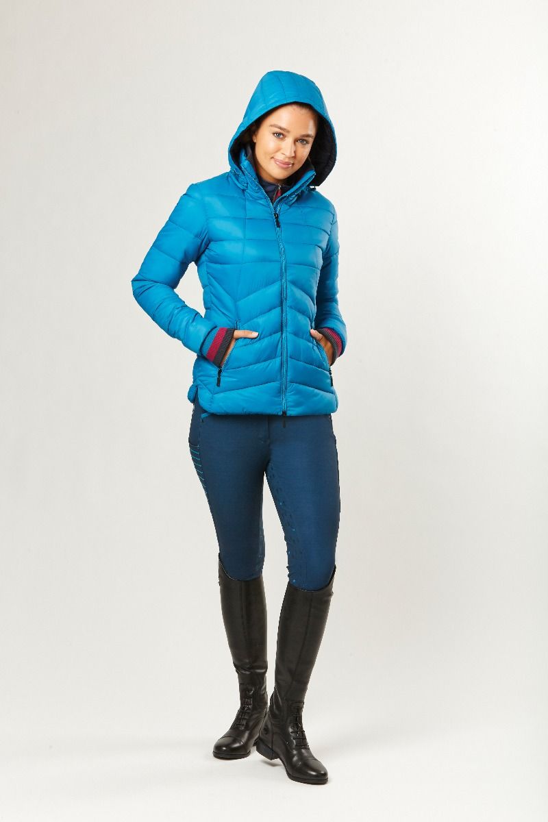 Dublin Gemma Ladies Puffer Jacket - Arctic Blue - Size Small - Image 5