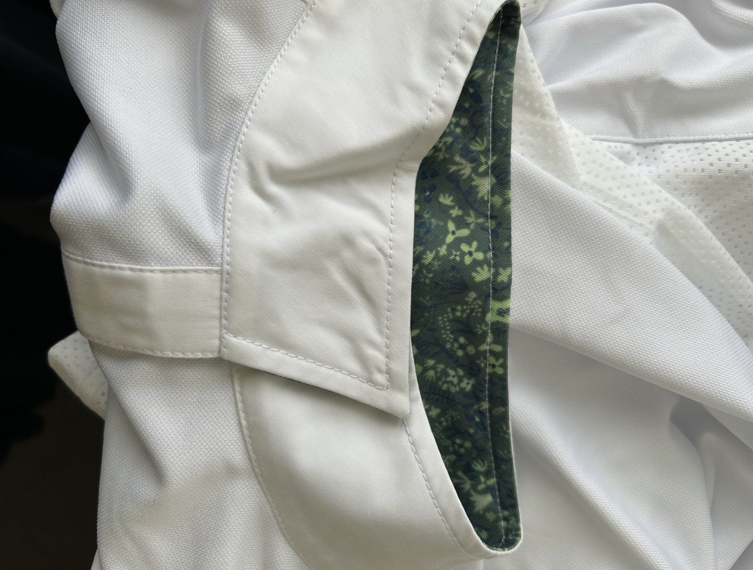 Dublin Andrea Long Sleeve Competition Printed Inner Collar Shirt - Size Small - Image 3