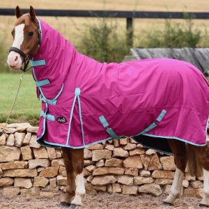 0g No Fill Combo Lightweight Turnout Rug - Navy or Pink 5'0 to 7'0