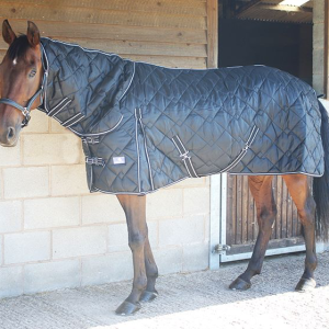 Fort Premium Diamond 200g Stable Combo Rug - Black Size 5'9