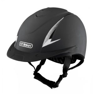 John Whitaker New Rider Generation Helmet with Sparkles Black - RH041