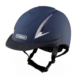 John Whitaker New Rider Generation Helmet with Sparkles Navy - RH041