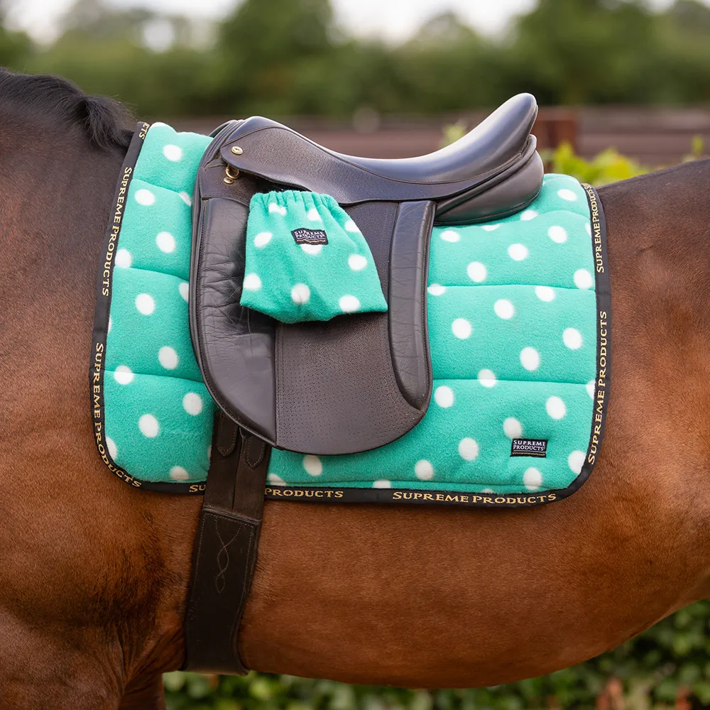 Supreme Products Dotty Fleece Stirrup Covers