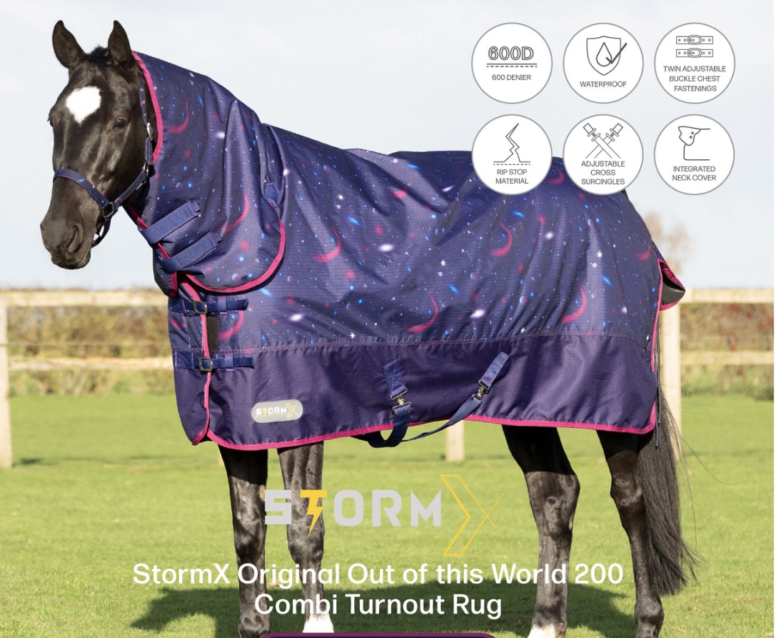 StormX Original Out of this World 200 Combi Turnout Rug 4’6 to 7’3