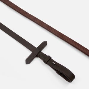 Whitaker Ready to Ride Rubber Reins Black & Havana