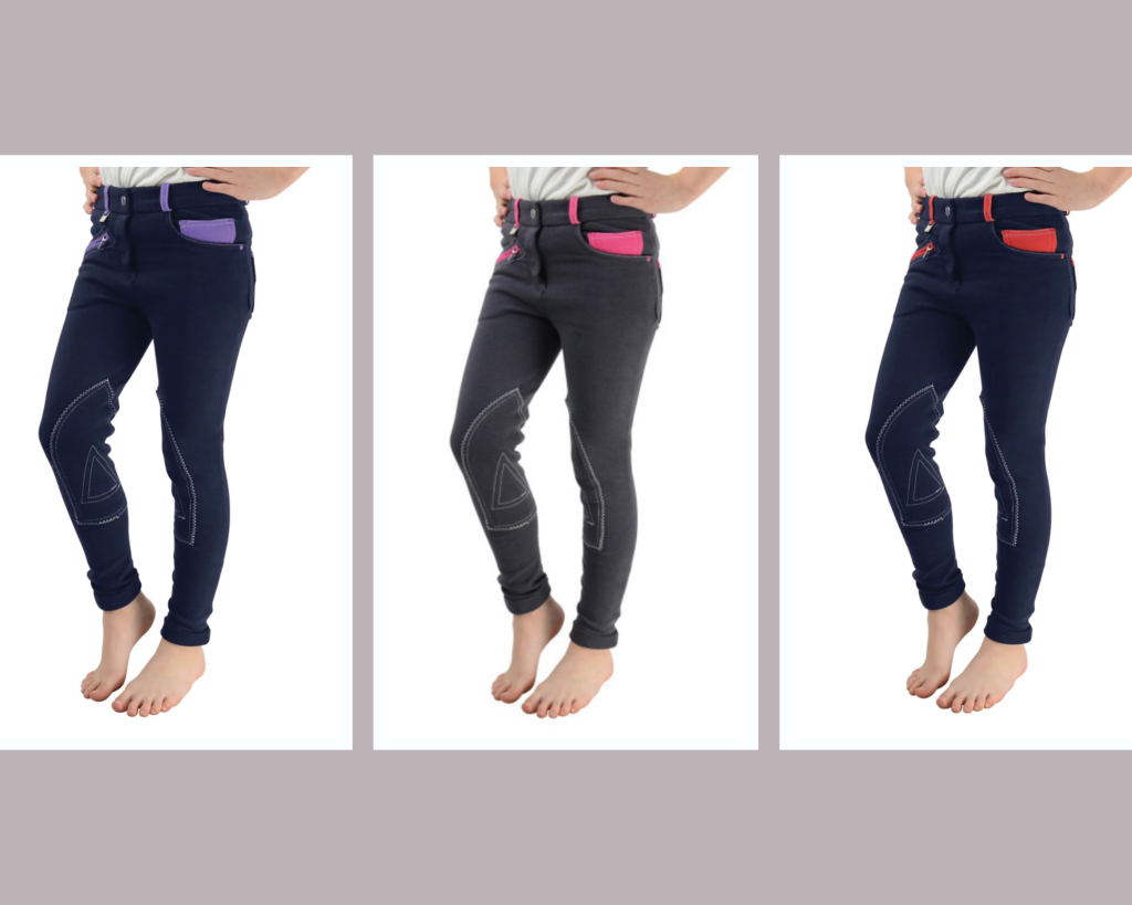 Hy Equestrian Diesel Children's Jodhpurs Sizes 20", 22", 24", 26" & 28"