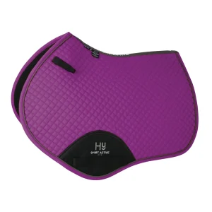 Hy Sport Active Close Contact Saddle Pad - Amethyst Purple