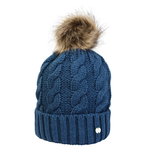 Hy Equestrian Melrose Cable Knit Bobble Hat - Image 5
