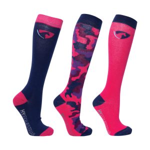 Hy Equestrian DynaForce Socks (Pack of 3) Adult 4-8