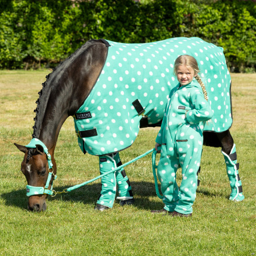 Supreme Products Dotty Fleece Rug Green Sizes 3'3 to 7'0 - Image 2