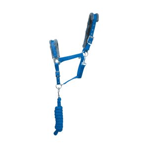 Hy Sport Active Head Collar & Lead Rope - Jewel Blue