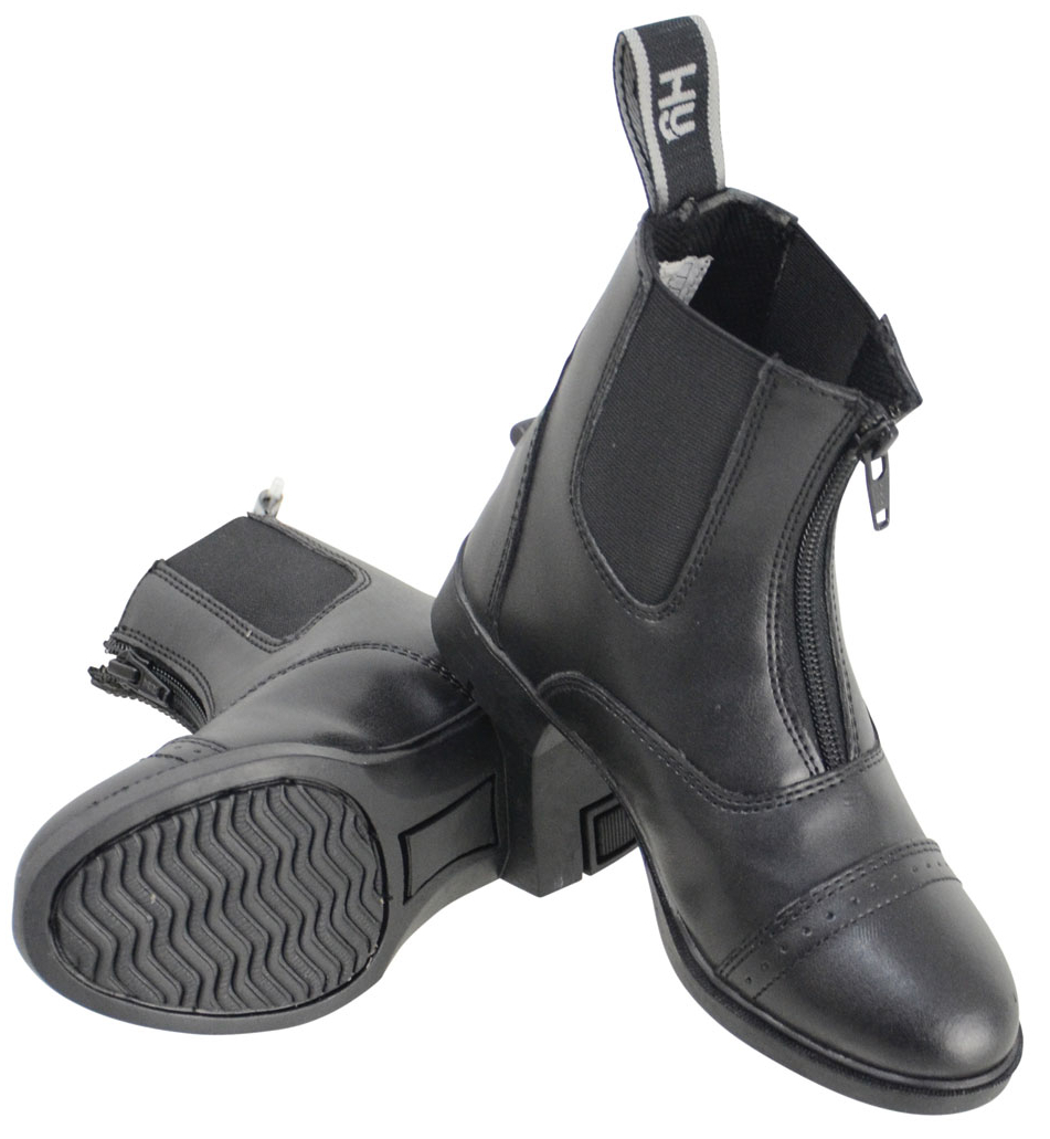 HyLAND York Synthetic Zip Jodhpur Boots - Children's & Adults