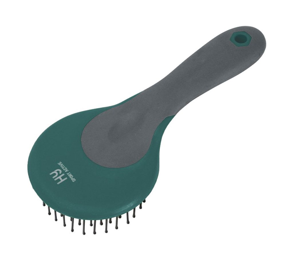 Hy Sport Active Mane & Tail Brush - Alpine Green
