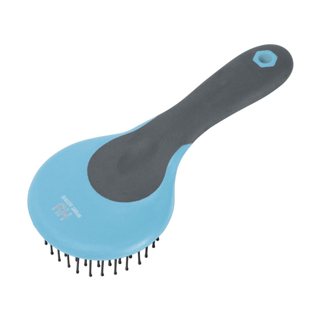 Hy Sport Active Mane & Tail Brush - Sky Blue