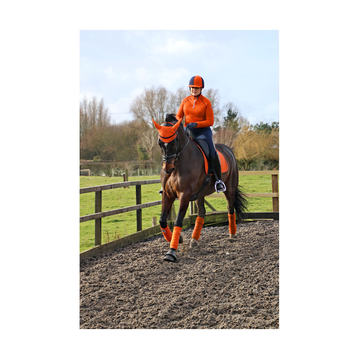 Hy Sport Active Base Layer - Terracotta Orange