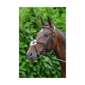 Hy Equestrian Mexican Bridle with Rubber Grip Reins