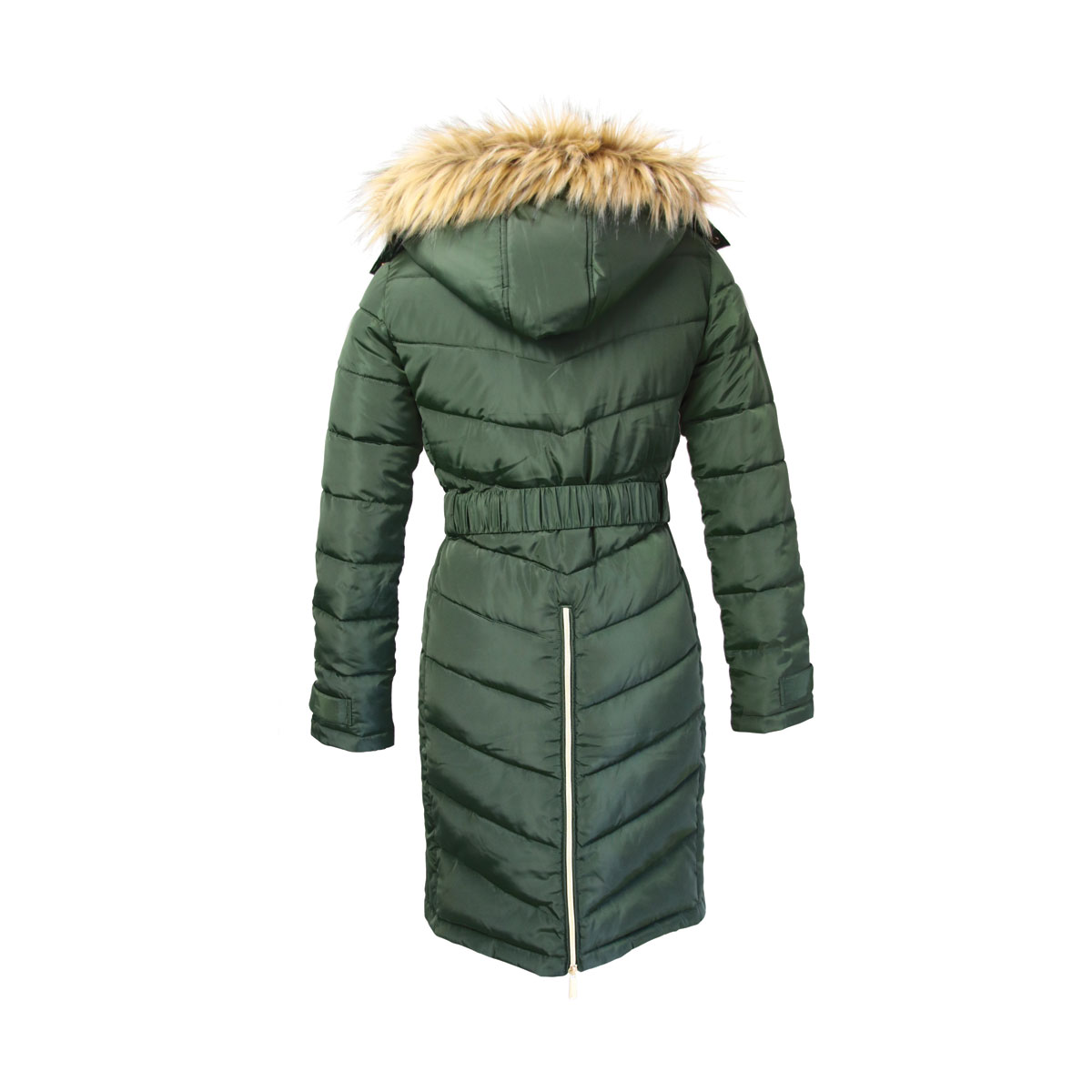 Coldstream Branxton Long Quilted Coat Fern Green - Image 4