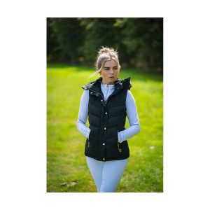 Coldstream Leitholm Quilted Gilet Black Size Small