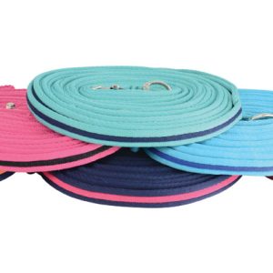 Hy Equestrian Soft Webbing Lunge Rein 25ft