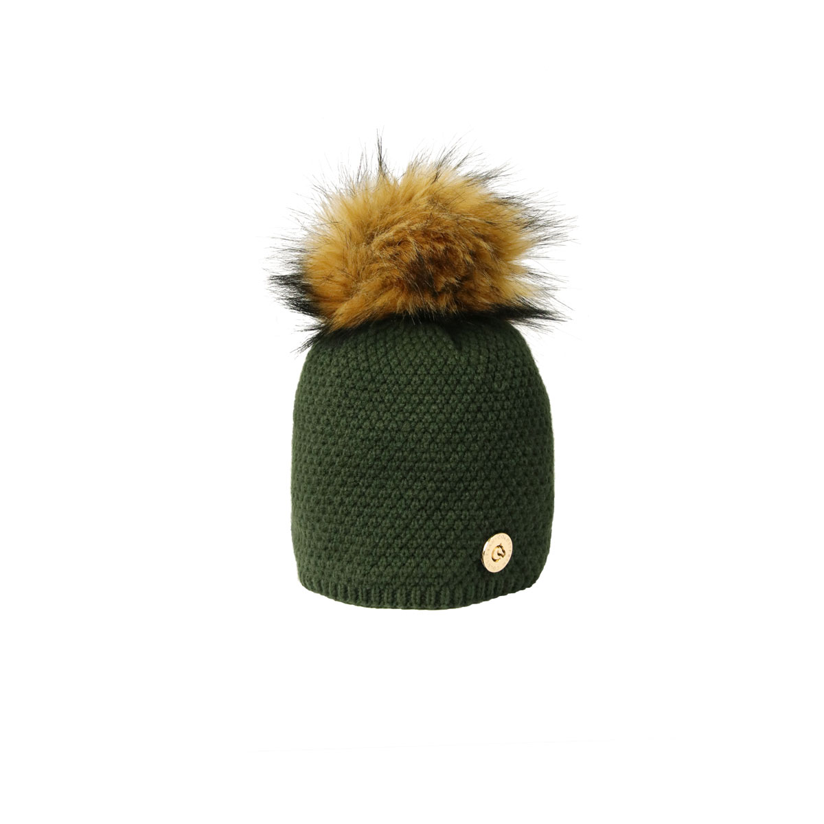 Coldstream Polwarth Bobble Hat Fern Green