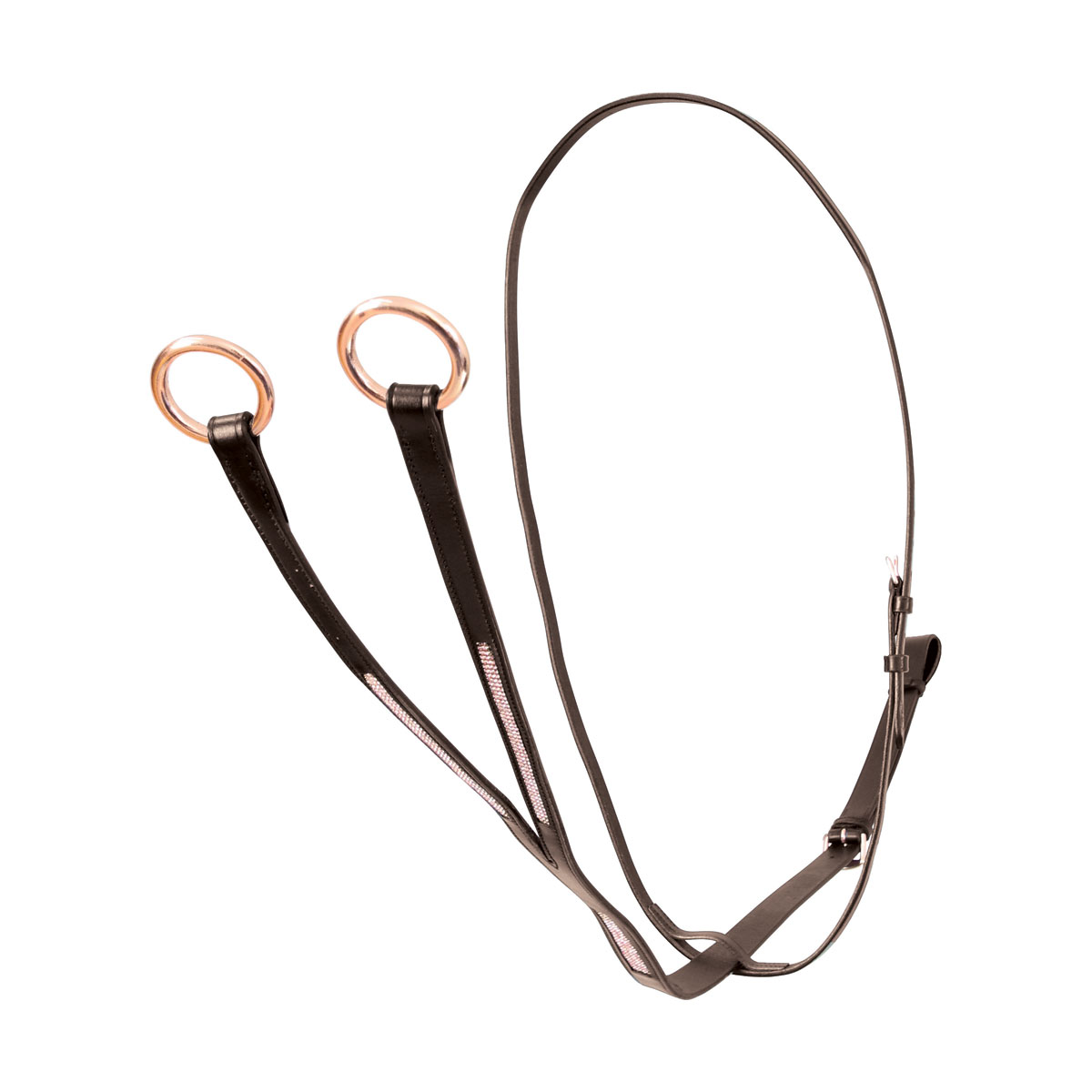 Hy Equestrian Rosciano Rose Gold Martingale - Image 2