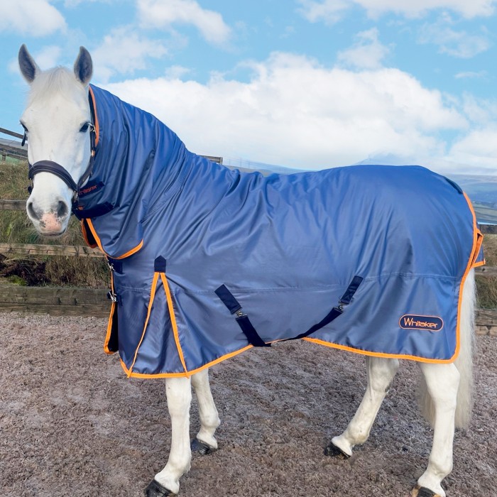 Whitaker R382 Gamesley 100g Navy Combo Turnout Rug