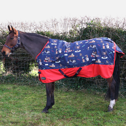 StormX Original 0g Turnout Rug - Thelwell Collection Practice Makes Perfect Sizes 3'0 & 7'0