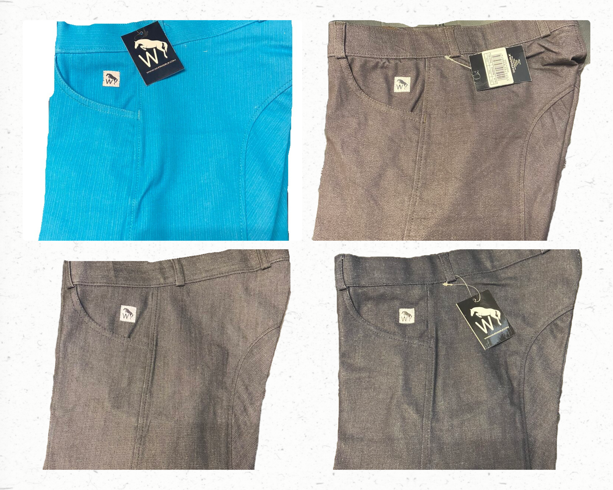 John Whitaker Maya Breeches Denim Mix Various Colours