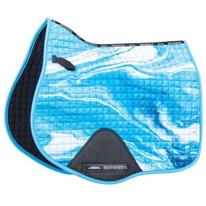 Weatherbeeta Prime Marble All Purpose Saddle Pad Blue Swirl