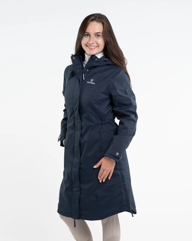 EQUIDRY Women's Bronte Riding Coat Navy - Image 3