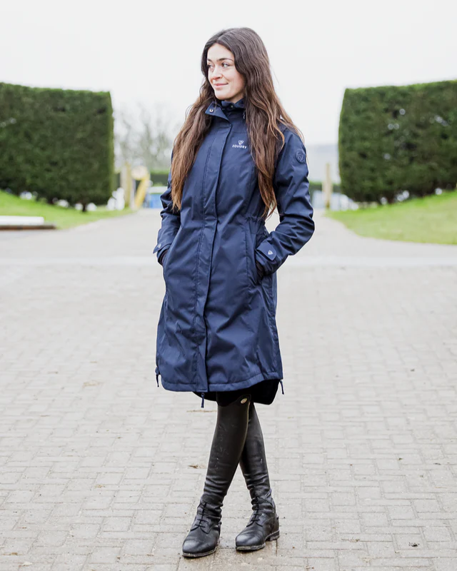 EQUIDRY Women's Bronte Riding Coat Navy - Image 6