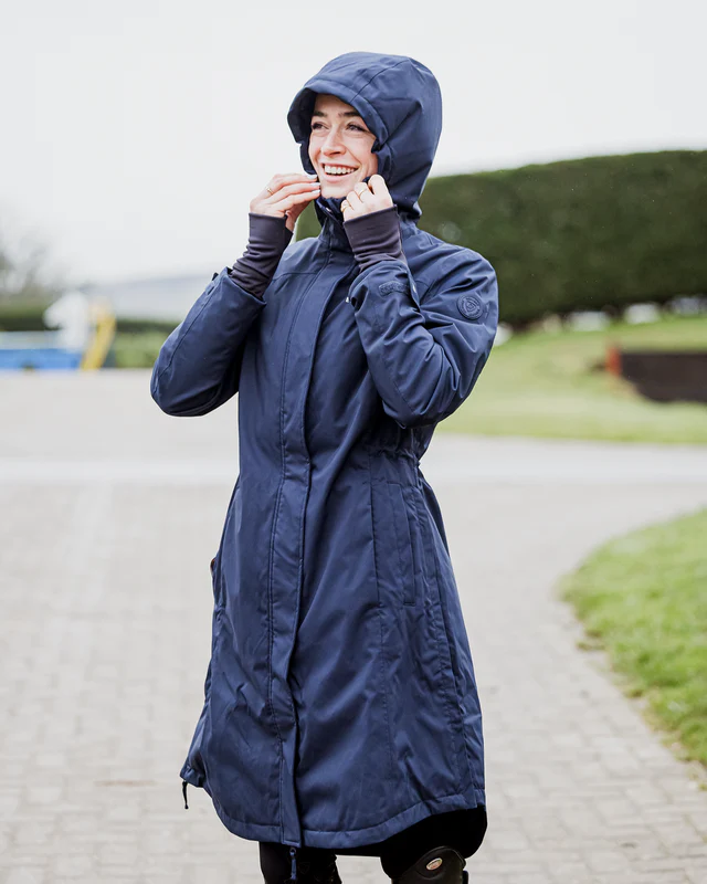 EQUIDRY Women's Bronte Riding Coat Navy - Image 10