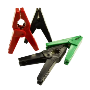 Hotline Large Electric Fencer plastic crocodile clips Red or Green