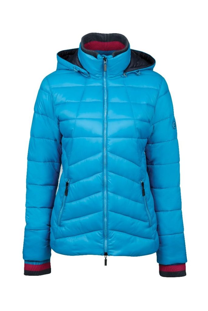 Dublin Gemma Ladies Puffer Jacket - Arctic Blue - Size Small