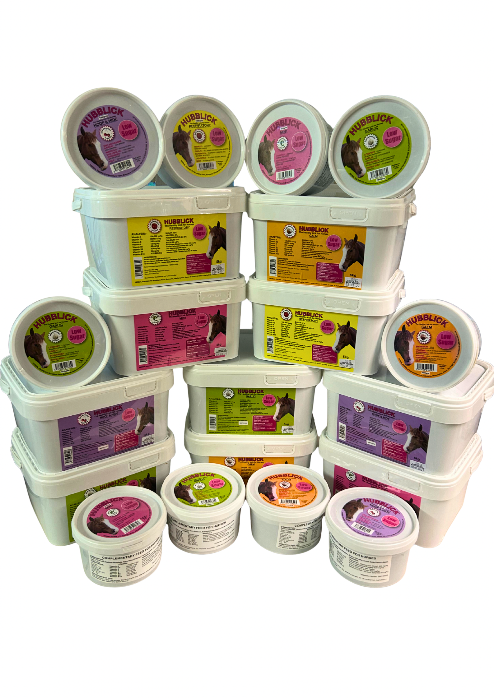 HUBBLICK - the healthy lick for horses with low sugar