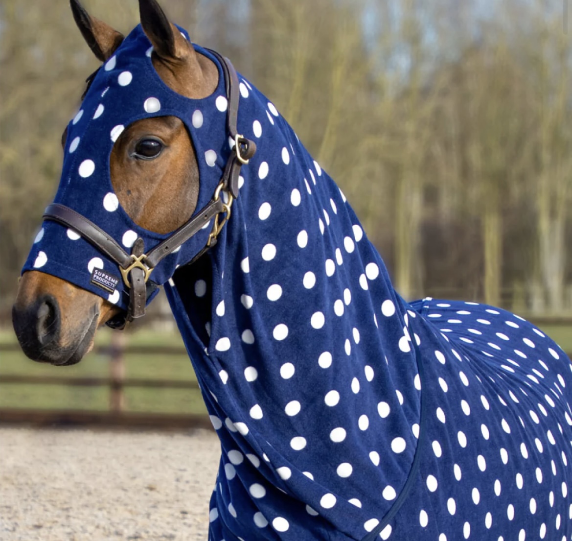 Supreme Products Dotty Fleece Hood Size 13'2 Mulberry ONLY - Image 4