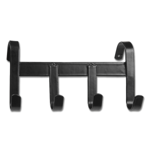 Four Hook Black Metal Handy Hanger