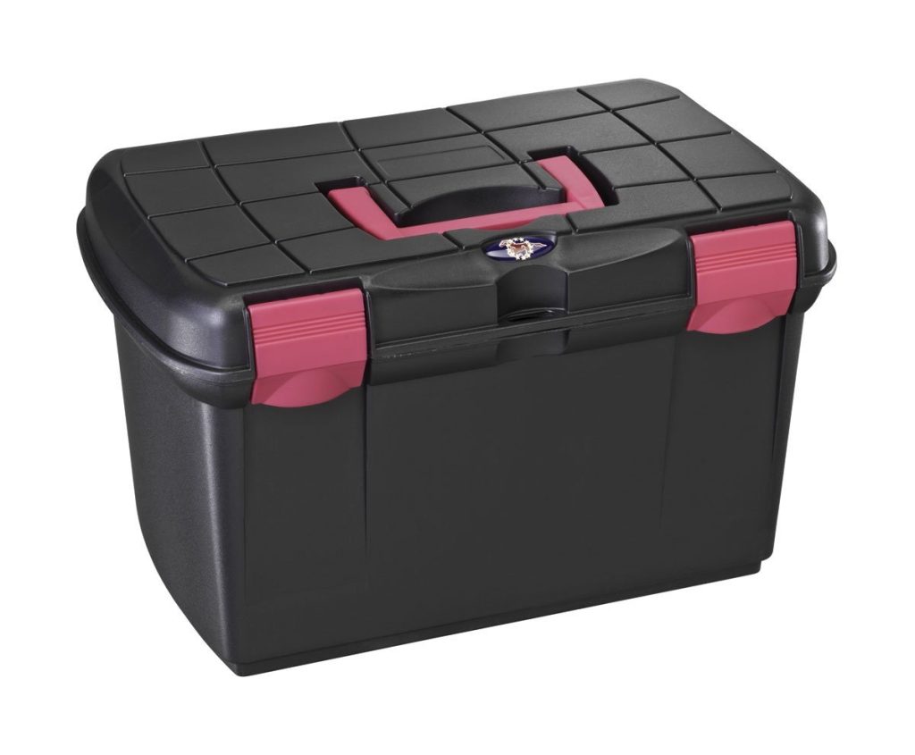 Tack Box - Black/Fuchsia