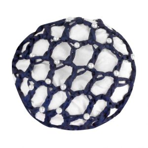 Waldhausen Hairnet Set with Pearls - Blue