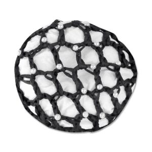 Waldhausen Hairnet Set with Pearls - Black