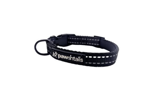 Pawshtails Dog Collar - Black - Image 2