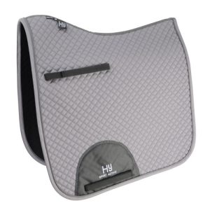 Hy Sport Active Dressage Saddle Pad - Pencil Point Grey
