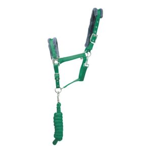 Hy Sport Active Head Collar & Lead Rope - Emerald Green
