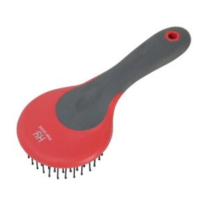 Hy Sport Active Mane & Tail Brush - Rosette Red